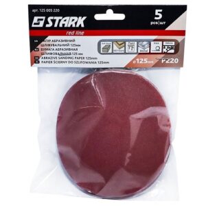 Папір шліфувальний Stark D125 мм з. 320 5 шт