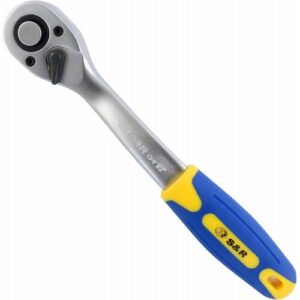 Ключ-тріскачка S&R 1/2" 260 мм із реверсом