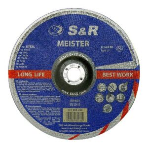 Круг зачисний по металу S&R Meister A 24 R BF 230x6,0x22,2